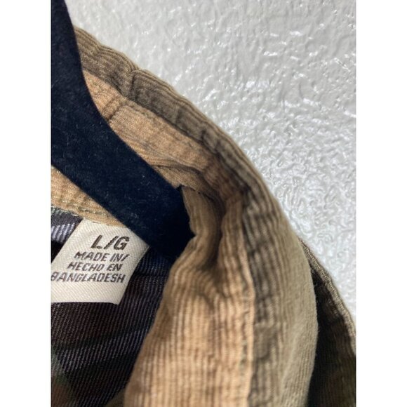 Weatherproof Mens Brown Corduroy Longs Sleeve Button Up Shirt Size Large Western - Picture 4 of 14